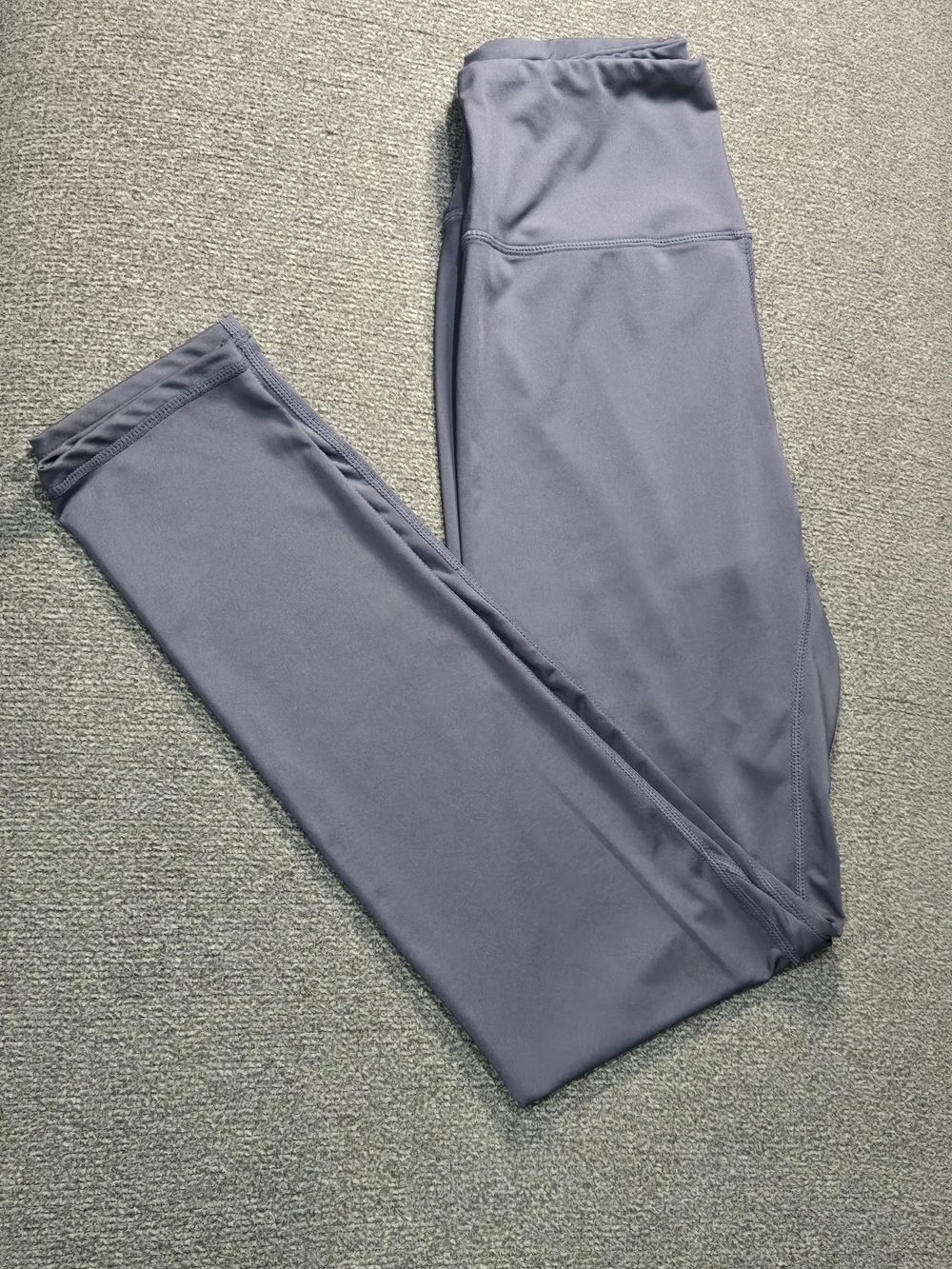 Slim High-Waist Workout Leggings in Slate Gray